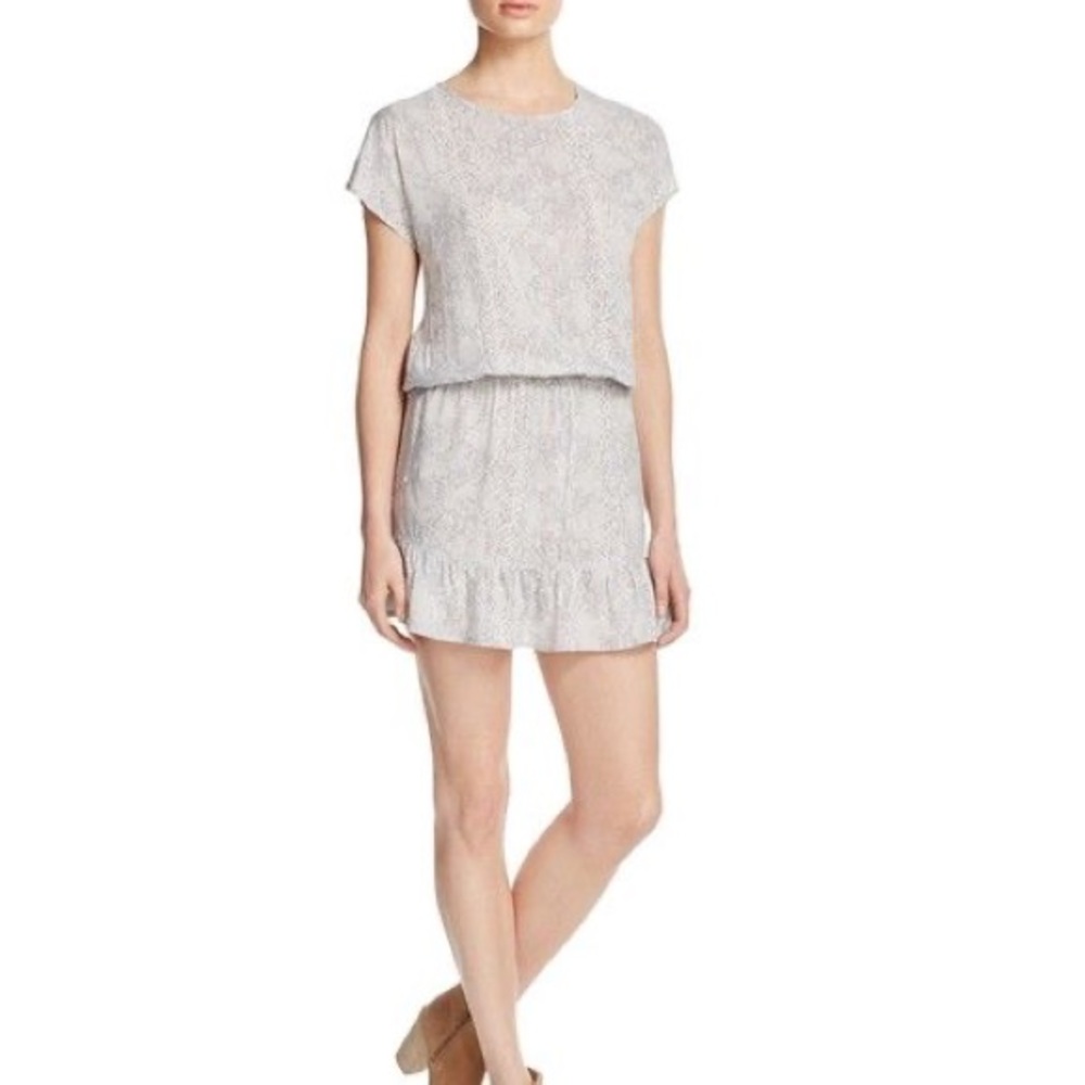 Soft Joie Camdyn Dress in Fossil Grey Snake Print